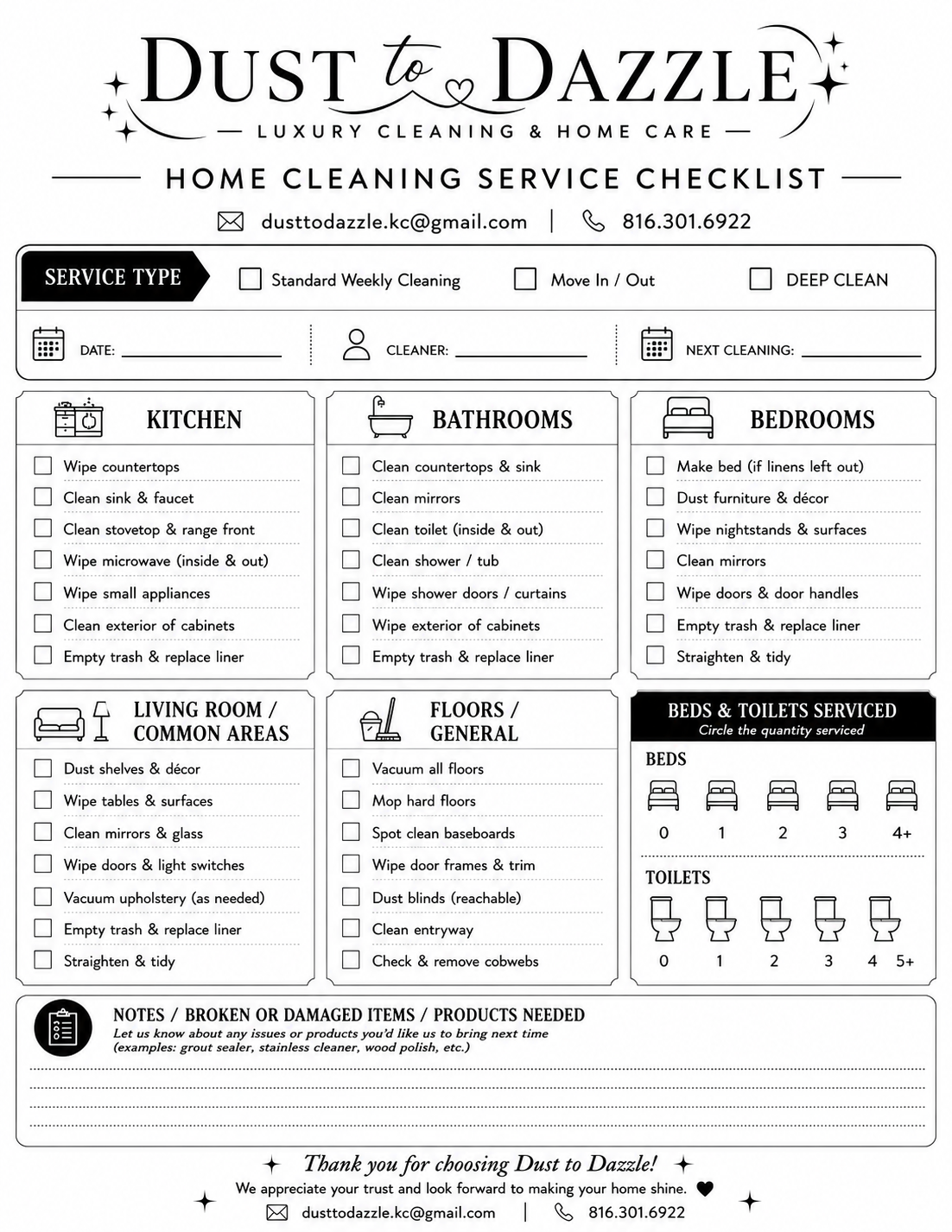 Dust to Dazzle — Luxury Cleaning & Home Care